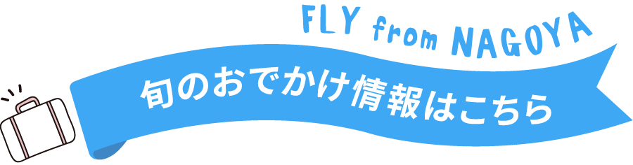 県営名古屋空港から日本各地へ